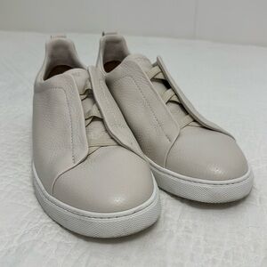 Zegna Triple Stitch Couture Sneakers, US Men’s 12, off white